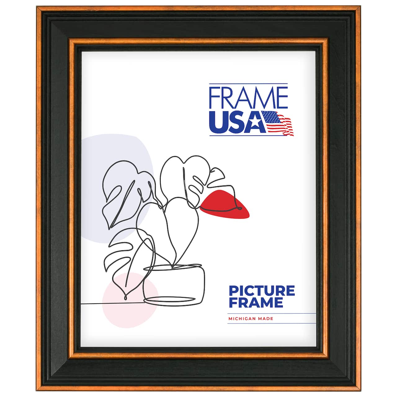 Frame USA Olympic Brown Single Image Picture Frame
